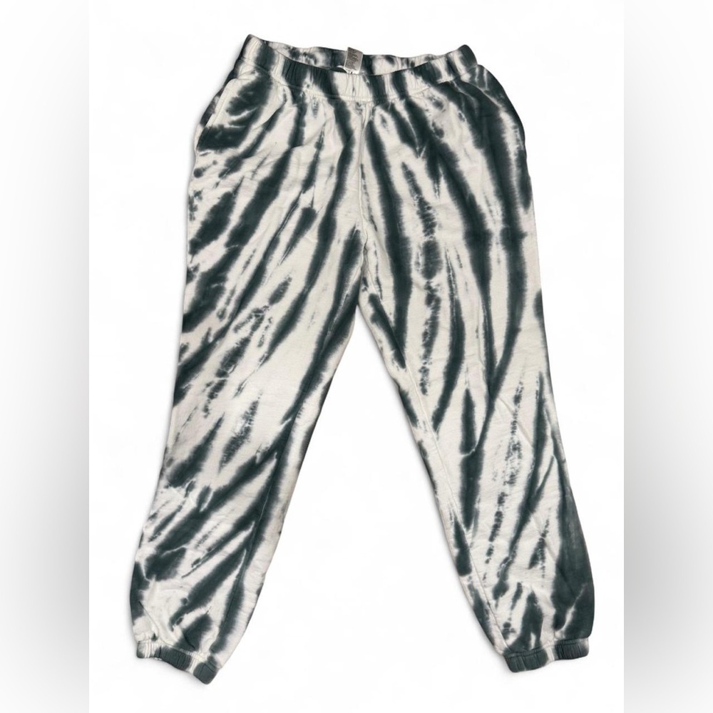 Good American Tie Dyed Sweatpants Green/White SZ 3*
 (L)*